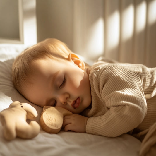 Cómo los juguetes Montessori ayudan a tu bebé a dormir mejor